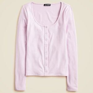 NWT Refined rib scoopneck cardigan top